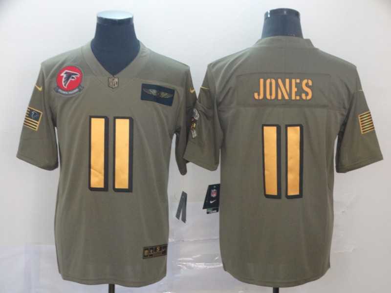 Nike Falcons 11 Julio Jones 2019 Olive Gold Salute To Service Limited Jersey,We sell and wholesale Nike Falcons 11 Julio Jones 2019 Olive Gold Salute To Service Limited Jersey on line form chian!